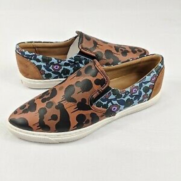 Coach Shoes - Coach Nappa Canvas Leopard Shoes 6